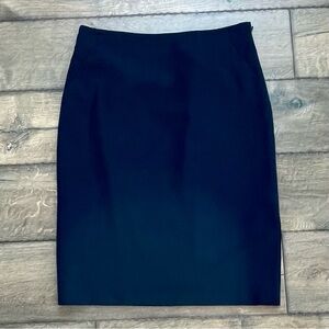 Ann Taylor Classic Navy Pencil Skirt